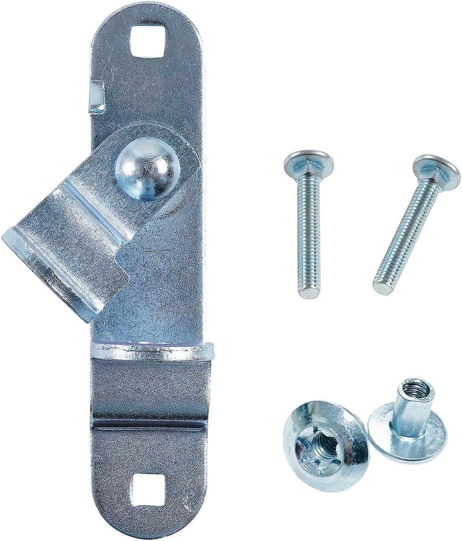 Cargo Trailer Door hasp Bar Lock Handle Keeper Padlock Race Enclosed car Hauler 5/16" Thread Torx Truss Dome Head Nut w/ 5/16" x 2" Carriage Bolts