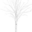 Nearly Natural 3-FT Pre-lit Artificial White Birch Tree with LED Lights, 92 Warm White LEDs for Indoor Home Dcor, Fake Lighted Birch Tree for Winter, Valentine's Day, Easter Decorations