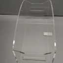 Meicloud Acrylic Record Holder - Modern Vinyl Record Storage Box, LP Record Organizer, Clear Lucite Record Case with Handles, Album Record Display Bin, Holds up to 35-45 Records