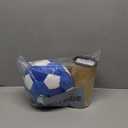 Interactive Dog Toys Soccer BallPlush Squeaky Dog Toys BallDog Puzzle Toys Football Indoor Outdoor Jolly Ball for Dogs,Dog Balls for Medium and Large Dogs Toys Diameter 7.1in/18cm