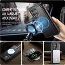 for Samsung Galaxy S26 Ultra Wallet Case Compatible with Magsafe, PU Leather Flip RFID Blocking Card Holder Shockproof Magnetic Women Men Wallet Phone Case Cover for Galaxy S26 Ultra, Black