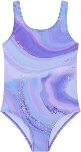 Girls One Piece Swimsuit Quick Dry Swimwear Beach Bathing Suit for 5-18 Years