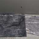 HPD Half Price Drapes Textured Cotton Printed Cushion Pillow Covers (Set of 2) - Decorative Throw Pillow Covers 18x18 Inch for Bedroom and Living Room - Coal Black