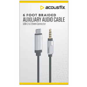 Acoustix™ Auxiliary Braided Audio Cable