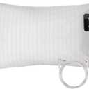 Grounding Pillowcase King with 10% Silver Fiber with 15ft Grounding Cord Conductive Grounding Pillow Case Organic Cotton 20x36in Improve Sleep White 1pc