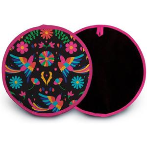 Tortilla Warmer - Pack of 2, Keeps Tortillas Warm & Dry, Cotton, 2x8, Perfect for Taco Tuesday (Black)