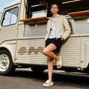 Platform Slides for Women and Men | Chunky Thick EVA Sole with Stable Support | Non-Slip for Daily Wear (9.5-10.5 Women/8-9 Men, Navy)