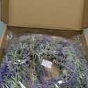 Wreaths for Front Door, Purple Flower Garland for All SeasonsGrapevine Wreath with Lavender Flowers for Home Decor and Front Porch Decor, Artificial Hanging Flowers for Outdoors (Purple)