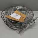 Regal Trunk & Co. -2 Tier Fruit Basket - French Wire Baskets| Wire Basket Holder| Multi-Tier Fruit Basket for Countertop or Hanging | Metal Frame
