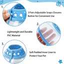 Vivifying Dog Cones for Small Dogs, Adjustable 8-9.6 Inches Soft Lightweight Elizabethan Collar for Puppy and Large Cats to Stop Licking Wounds After Surgery(Blue)