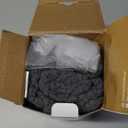 Self Warming Cat Bed Self Heating Cat Dog Mat 24 x 18 inch Extra Warm Thermal Pet Pad for Indoor Outdoor Pets with Removable Cover Non-Slip Bottom Washable Non Electric (Dark Grey)