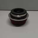 HIFROM 8161 Universal Clamp-On Air Filter Black Small Round Reverse Tapered fit 3 inch, 3 1/2 inch and 4 inch tubes
