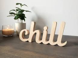 Ceramic Sign (Chill)
