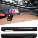 Sports Style Leather Car Seat Gap Filler Spacer Universal Seat Gap Filler Plug Compatible with BMWSeries M1 M3 M5 X1 X5 X6 Z4 3 5 7 Series Console Stop Things from Dropping