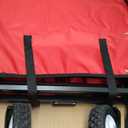 Mac Sports WTCX-201 Extended Collapsible Folding Outdoor Utility Wagon, Red