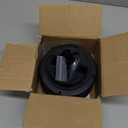 Recessed Power and Data Round Floor Box, Flush Mounted Electric Floor Box with Low-Voltage Keystone, Floor Cable Concealer w/20 Amp 125V Receptacle, Home Safety Upgrade, Easy to Use (1, Black)