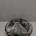 HULISEN 3 Tier Hanging Fruit Basket with Banana Hook, Heavy Duty Wire Hanging Baskets for Kitchen Storage, 36 Inch Hanging Vegetable Produce Basket Organizer (Including Installation Bracket)