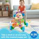 Fisher-Price Baby Toy Laugh & Learn Smart Stages Puppy Walker with Educational Music Lights & Activities for Infants Ages 6+ Months