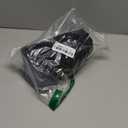 Women's blank large Size Canvas Crossbody Tote Handbags Shoulder Bag (Black)