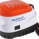 SEAFLO 06 Series Automatic Submersible Bilge Pump - 750GPH, 12V, 3/4" Outlet,All-in-One Pump and Float Switch, Snap-Off Strainer, Compact for Marine Boat Yacht, CE Rohs Certified