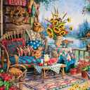 Wonder Forge Country Hideaway 1000 Piece Jigsaw Puzzle for Adults | Unique, Perfectly-Fitting Pieces | Fun, Vibrant Imagery 