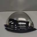 18" Acrylic Half Dome Convex Traffic Safety Mirror  180 Degree Driveway & Warehouse Blind Spot Security Mirror for Retail Stores, Parking Garages, Schools, and Hospitals (1, 18 Inch)