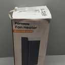 Space Heaters for Indoor Use, 1500W Electric Heater with Thermostat, 70 Oscillation, Remote Control, 3 Modes, 12H Timer, Portable Heater for Bedroom, Office, Home (Gold)