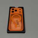 CANSHN Magnetic Compatible with iPhone 17 Pro Case, Upgraded [Full Camera Protection] [Compatible with Magsafe] [Translucent Matte] Shockproof Protective Phone Cover 6.3 Inch - Orange