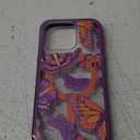 OtterBox iPhone 15 Pro MAX (Only) Symmetry Series Clear Case - BUTTERFLY FLUTTER (Purple), Snaps to MagSafe, Ultra-Sleek, Raised Edges Protect Camera & Screen