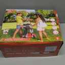 JOYIN Kitchen Toy Set, BBQ Play Grill, Cooking Toy Set, Little Chef Play, Kids Grill Playset Interactive BBQ for Kids with Light & Sound, Birthday Gift for 2 3 4 Year Old Boys Girls Outdoor Toys