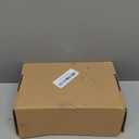 Gobrico Octagonal Diamond Crystal Doorknob in Antique Brass for Hall/Closet,Passage Function for Interior Room,Keyless,1 Pack