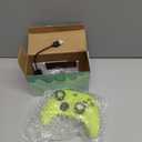 W&O Wireless Controller for With Xbox One, Xbox Series X/S, Xbox One X/S, PC, With RGB LED Light, Mappable Buttons, With 2.4GHZ Wireless Adapter Gamepad (Electric Volt)