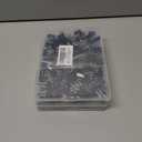 Ufmarine 120 Pcs Mini Binder Clips, Small Binder Clips Black, 15mm Paper Clips for Office