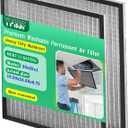 20x25x1 Air Filter, MERV-11 Rated Electrostatic Filter, Washable and Reusable Furnace Filter, Lifetime Durable, 2-Pack,(Actual Size: 19.50 × 24.50 × 0.75 inches)