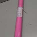 JOYIT Pink Cellophane Wrap Roll (50 Ft. Long X 35 in. Wide) - 2.5 Mil Thick Transparent Red Cellophane Wrapping Paper, Colored Cellophane Wrap for Gift Flower Basket Decoration