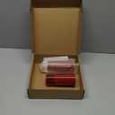 Flameless LED Candles with Timer 5 Pc Flickering Flameless Candles for Romantic Ambiance and Home Decoration Stable Acrylic Shell,with Embedded Star StringBattery Operated CandlesRed