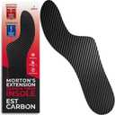 EstCarbon - Carbon Fiber Insole - 1 pc, Men 8-8.5, Women 9 - Mortons Extension - Orthotic Insole - Rigid Shoe Insert - Foot Arch Support - Turf Toe Stiff Plate - Thin Sport Sole
