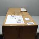 Decor Therapy Simplify Half Round Accent Table, Walnut, 28.25w 11.8d 28.25h