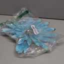 3D Metal Flowers Wall Decor Outdoor Wall Decor Suitable For Indoor and Outdoor Home Patio Bohemian Metal Flower Wall Art 12 in (Blue)