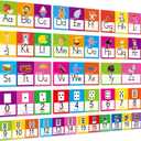 OUNENO Alphabet Line Bulletin Board Set ABC Number 0-20 Wall Decorations for Pre-School Kindergarten Elementary Classroom Nursery Homeschool (14"L x 6"W)