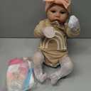 WOOROY Realistic Reborn Baby Dolls - 18 Inch Lifelike Newborn Baby Girl, Real Life Baby Dolls with Soft Weighted Body, Real Baby Reborn Gift Set for Kids Age 3