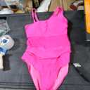 Womens Mesh One Piece Swimsuits Ruched Tummy Control Bathing Suit Modest Full Coverage Slimming Swim Suit