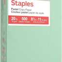 Staples Paster Copy Paper 20Ib, 500 Sheets, 8½x11in(po)