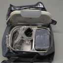 Heated Lunch Box for Men&Women - 80W Electric Lunch Box for Adults with Dual 1.5L 304 Stainless Steel Containers Fast Heating Portable Food Warmer for Car&Truck Travel lonchera electrica (Gray)