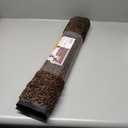 MATALL Microfiber Inside Doormat - 29.5”x17” Home Welcome Mat Easy Clean Washable Entryway Rug Floor Mat for House (Black&Brown)