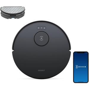 ECOVACS DEEBOT N20 Robot Vacuum Cleaner and Mop,8000Pa Strong Suction, ZeroTangle Brush, 300 Minutes Runtime, True Mapping Intelligent Path Planning