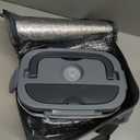 Vabaso Electric Lunch Box for Adults, 80W Heated Lunch Box with Dual 1.5L Stainless Steel Containers, Portable Food Warmer for Men Work Car Truck, 12V/24V/110V/220V  Eternal Gray