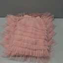 Womens Long Maxi Tulle Skirt A Line Ruffle Mesh High Waisted Tiered Layered Skirts Petticoat M