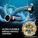 Camco EVOFlex 25-Ft RV Drinking Water Hose - Features Extra Flexible Design w/Stainless Steel Strain Relief Ends - Lead-Free, BPA-Free and Phthalate-Free - 5/8 Inside Diameter (22591)