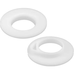 X AUTOHAUX 2 Pcs Front Lower Suspension Coil Spring Insulator E8TZ-5414-B for Ford F150 F250 F350 Super Duty Lower Spring Insulator Upper Bracket Insulator RWD Model Only